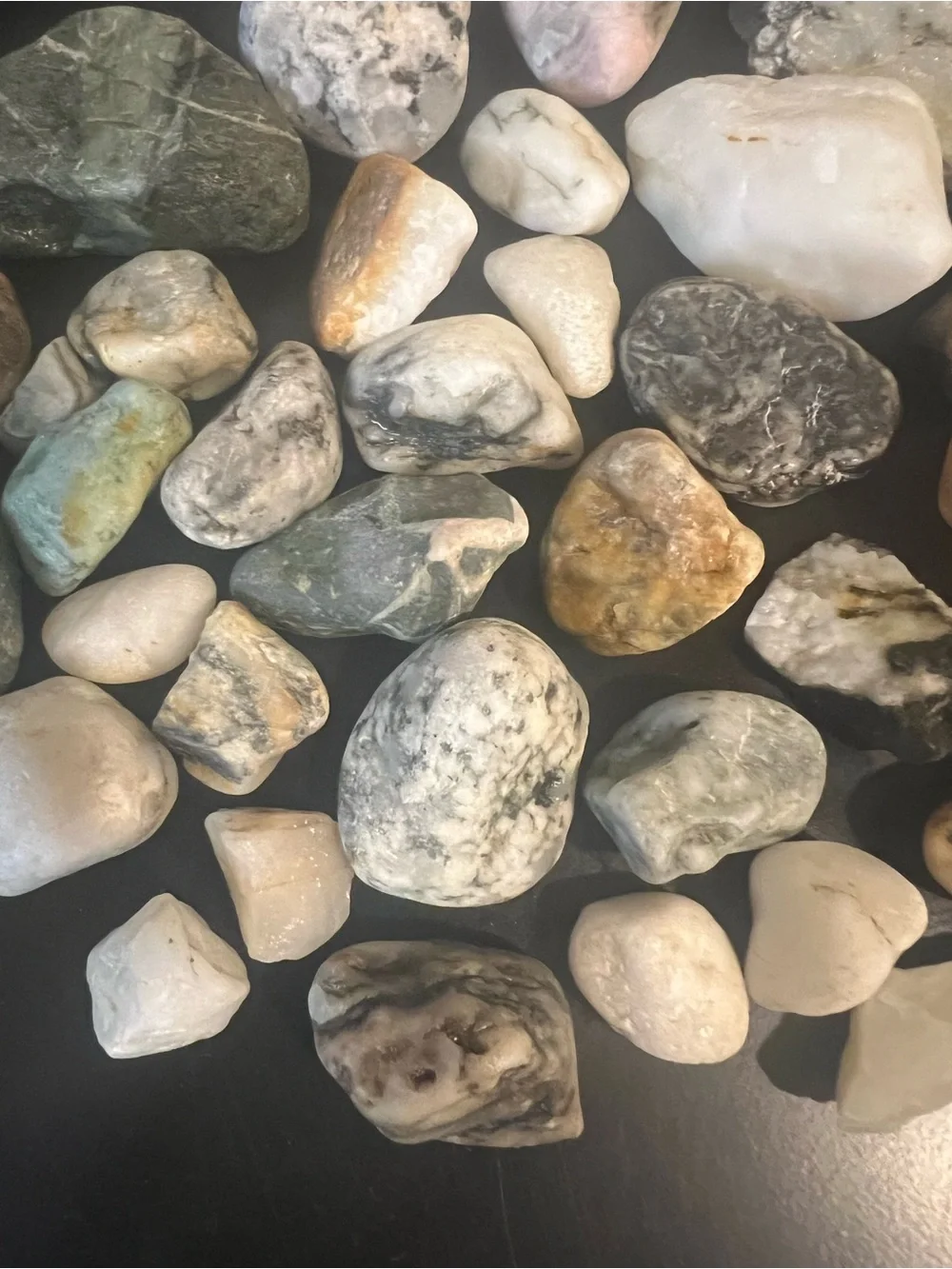 2 Lbs of Clean and UnPolished Alaskan Rocks - Multi Color